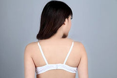 MOMISY Women's Regular Daily Use Cotton & Elastane Non-Wired Bra (40, Hollow Pink)