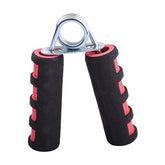 MOMISY Foam Hand Grip Strengthener/Training/Hand Exercise/Hand Gripper/Forearm Exerciser for Finger Exercise/Gym Workout Equipment to Use in Home and Gym for Men/Women (Red)