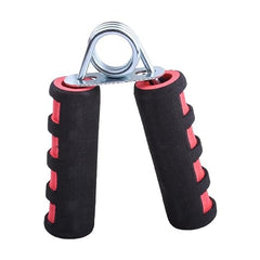 MOMISY Foam Hand Grip Strengthener/Training/Hand Exercise/Hand Gripper/Forearm Exerciser for Finger Exercise/Gym Workout Equipment to Use in Home and Gym for Men/Women (Red)