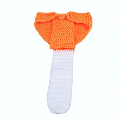 MOMISY Baby Photography Props, Fox Outfit, Includes Hat & Long Tailed Nappy for Kids Parties Anniversaries Photography, Orange