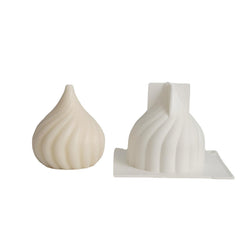 MOMISY Silicone Bubble Candle Moulds for Candle Making, Ideal for Diwali Candles, Chocolates, Personalized Gifting, Home Decoration (Onion)