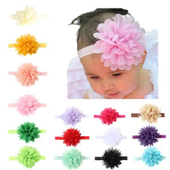 Momisy Headbands Flowers Soft Hairbands for Baby Girls Infants Toddlers- Multicolor-Set of 6
