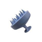 MOMISY Scalp Massager Shampoo Brush, Eco-Friendly Wheat Straw Body With Soft Silicon Bristles, Hair Scalp Scrubber, Scalp Exfoliator | Dandruff Removal, Prevents Hair Loss For Men, Women (Blue)