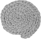 MOMISY Newborn Baby Photography Prop Wool Wrap Braided Rope Basket Filler Stretchy Baby Scarf Photo Props DIY Bliss Sleeping Rug Soft Baby Blanket Art- Light Grey