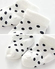 MOMISY 5 Pairs Baby Girl Boys Tube Socks Toddlers Infant Solid Color Boat Spring and Autumn Socks Stretch Baby Socks (Grey, 0 year to 1 year)
