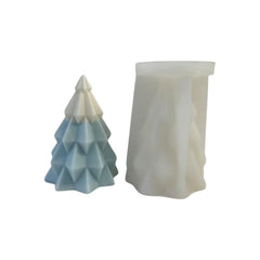 MOMISY Christmas Tree Shape Silicone Candle Making Mould, for Resin Moulds, Silicone Moulds Casting Moulds, Aroma Candle Mould for DIY, Christmas Decoration (Large, Christmastree)