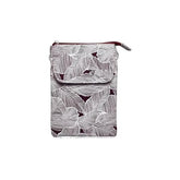 MOMISY Content generated Canvas Mobile Bag Cellphone Sling Card Holder Wallet Handbag, Crossbody Multi-function Shoulder Bag for Girls (Claret)