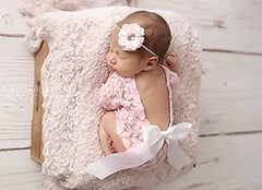 MOMISY Baby Photography Props, Dress & Headband for Kids Parties Anniversaries Photography, Pink