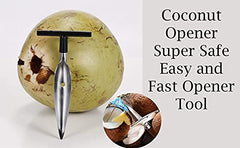 MOMISY Stainless Steel Coconut Opener Tool/Knife, Coconut Water Opener Driller Machine Driller Machine Nariyal Pani Opener Kitchen Acccessoires Tools