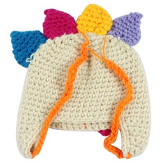 MOMISY Turkey Crown Big Eyes Cartoon Cap Newborn Baby Photography Shoot Props Costumes - 0 To 6 Months (Beige)