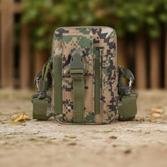 MOMISY Waist Bag, Fanny Pack, Chest Pouch for Men Women Boys Girls (Jungle Digital, 17 * 11.5 * 5 cm)