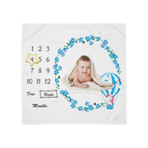 MOMISY Baby Milestone Blanket and Props for Baby's |1 to 12 Months Prop |Baby Bedding |Ac Room Blanket for Summer|Newborn| Infants Winter Blanket(BalloonUnicorn)