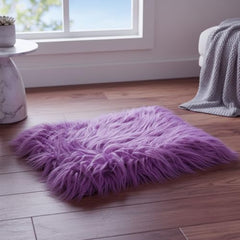 MOMISY Children’s Photography Props Blanket | Soft Cotton Blend Baby Photo Shoot Mat | Newborn Photography Prop (Purple)
