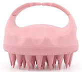 MOMISY Scalp Massager Shampoo Brush, Eco-Friendly Wheat Straw Body With Soft Silicon Bristles, Hair Scalp Scrubber, Scalp Exfoliator | Dandruff Removal