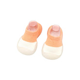 MOMISY Kids Cotton Baby Shoe Socks | Soft Breathable Socks for Kids 2–3 Years | Comfortable, Stylish & Protective Everyday Wear (Orange)