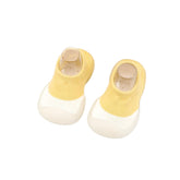 MOMISY Kids Cotton Baby Shoe Socks | Soft Breathable Socks for Kids 2–3 Years | Comfortable, Stylish & Protective Everyday Wear (Yellow)