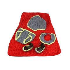 MOMISY Baby Photography Props, Baby Soldier Outfit, Includes Hat, Nappy, Shoes & Neck for Kids Parties Anniversaries Photography, Grey