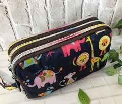 MOMISY Women's Girls Clutch | Zipper | Ladies Purse Wallet Girls (Animal)