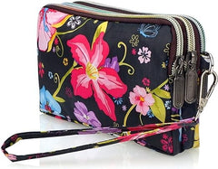 MOMISY Women's Girls Clutch | Zipper | Ladies Purse Wallet Girls (Azalea)