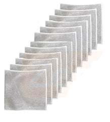 MOMISY Non-Scratch Dishcloth, Multipurpose Dishwashing Rags for Wet and Dry, Easy Rinsing, Reusable, Cleaning Cloth for Kitchen, Sinks-Double Layer (12)