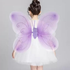 MOMISY Baby Photography Props, Baby Ferry Outfit with Feather, Stick and Headband for Kids Parties Anniversaries Photography (Purple)