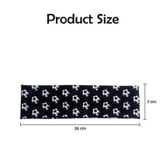 MOMISY Multifunction Yoga Fitness Gym Sports Sweatband Headband Microfiber Men and Women (FB Black)