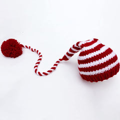 MOMISY Long Tail Ball Cap - Baby Photography & Photoshoot Prop-Red