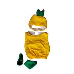 MOMISY Infant Baby Boy Photography Cute Pineapple Fruit Clothes Props New Born Tiny Photo Shoot Outfits photo Accessories-Yellow, Green, Polyester
