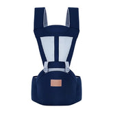 MOMISY 6 In 1 Multipurpose Baby Carrier for New Born Kid | Sling Kangaroo Bag with 6 Carry Positions & Cushioned Seat | Adjustable Carrier with Hip Seat | Carry Bags for 0 to 2 years Boys Girls (Blue)