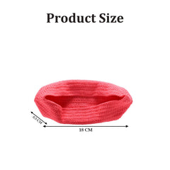 MOMISY Knitted Cocoon Nest New Born Baby Pod Sleeping Bag Photography Prop (Bean Red)