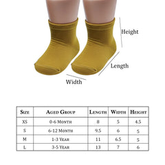 MOMISY 5 Pairs Bamboo Ankle Socks for children kids Toddlers Infant Baby Girl Boys (IN, Age, 1 Year, 2 Years, Plain)