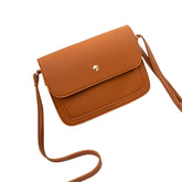 MOMISY Sling Bag with Adjustable Long Strap for Women Girls Crossbody Purse - Brown