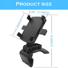 MOMISY Car Mount Adjustable Car Mobile Phone Holder Stand Universal Long Arm, for Dashboard & Windshield, 360° Rotational, Strong Suction Cup for Smartphones (Spring)