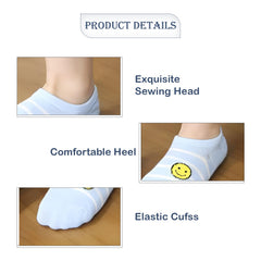 MOMISY 5 Pairs Baby kids Girl Boys Toddlers InfantmCotton Stretch Baby Socks (IN, Age, 3 Years, 5 Years, StripeSmiley)