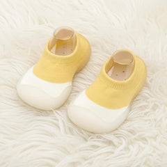MOMISY Kids Cotton Baby Shoe Socks | Soft Breathable Socks for Kids 2–3 Years | Comfortable, Stylish & Protective Everyday Wear (Yellow)