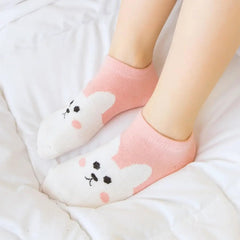 MOMISY 5 Pairs Baby Kids Girl Boys Tube Socks Toddlers Comfortable Ankel Length gifts (IN, Age, 3 Years, 5 Years, Cartoon)