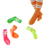 MOMISY Striped Tube Ankle Socks for Toddlers, 4 Pairs, Boys and Girls (IN, Age, 12 Months, 24 Months, 4C)