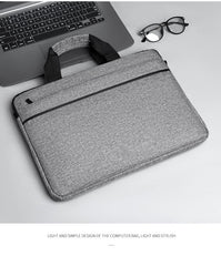MOMISY Unisex-adult Laptop Bag for Men & Women I Office Bags I Travel Bags I Carry Handles with Adjustable Strap (14.1 inch, Grey)