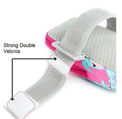 MOMISY Arm Band for Mobile for Cycling, Running, Jogging, Gym Exercise, Outdoor Sports Waterproof Compatible with iPhone & Other Phones, Size up to 6.5 inch (Light Pink Heron)