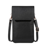 MOMISY Women Cellphone Sling Bag Card Holder Wallet Purse Clutch Handbag Crossbody Shoulder Bag for Girls (Black)