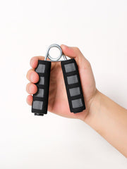 MOMISY Foam Hand Grip Strengthener/Training/Hand Exercise/Hand Gripper/Forearm Exerciser for Finger Exercise/Gym Workout Equipment to Use in Home and Gym for Men/Women (Grey)