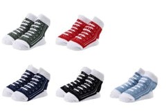 MOMISY 5 Pairs Baby Girl Boys Tube Socks Toddlers Infant Solid Color Ankle Socks Stretch Baby Socks (Multicolored, 0 Months-6 Months)