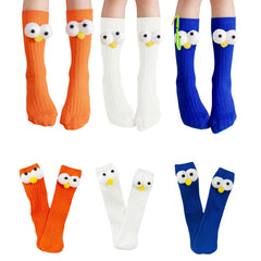MOMISY Kids Calf Socks, 3 Pairs, Baby and Children Sizes (IN, Age, 1 Year, 3 Years, 3)