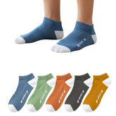 MOMISY Unisex Athletic Ankle Socks Low-Cut Cotton Blend Sports Socks (Multicolor)