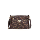 MOMISY Sling Bag with Long Strap for Women Shoulder Zipper Closure Handbags Multipurpose Crossbody ladies Daily (Alphabet)