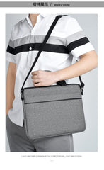 MOMISY Unisex-adult Laptop Bag for Men & Women I Office Bags I Travel Bags I Carry Handles with Adjustable Strap (14.1 inch, Grey)