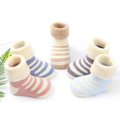 MOMISY 5 Pairs Tube Socks for children Toddlers Infant Baby Girl Boys (Multicolour, 2 year to 4 year)