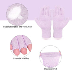 MOMISY Arthritis Gloves (Purple, L)