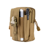 MOMISY Mobile Cell Phone Holster, Oxford Cloth Case Cover for Men (Khaki, 17 * 11.5 * 4 cm)