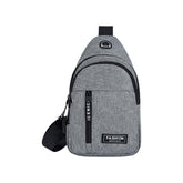 MOMISY Sling Chest Bag For Men Waterproof Sling Backpack Bag Cross body Bag for Travel | Hiking | Jogging | Gym | Picnic & Daily Use (Grey)